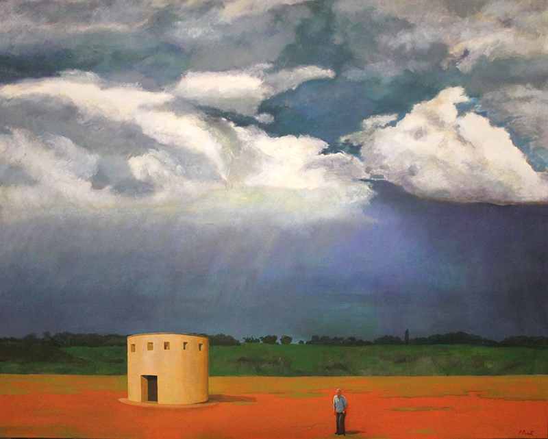 Pintura 'Persistencia de la lluvia nº2' de Fernando Puente, 130 x 162 cm